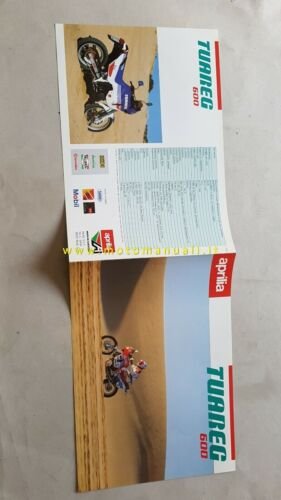 Aprilia Tuareg Wind 600 1989 depliant originale moto brochure prospekt