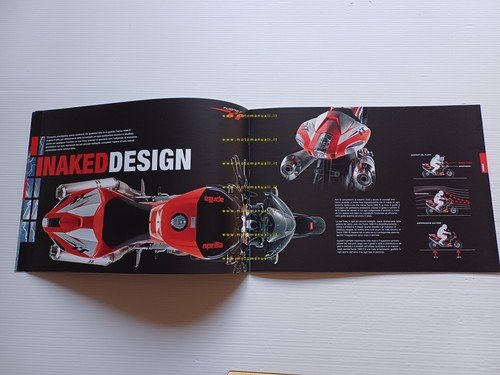 Aprilia Tuono 1000 R 2006 depliant italiano originale