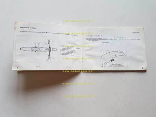 Aprilia TX 311 M - TX 125 M 1986 manuale …