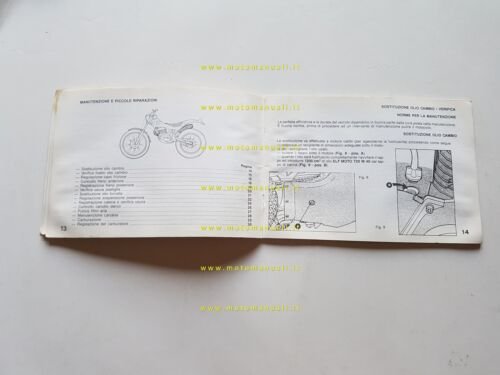 Aprilia TX 311 M - TX 125 M 1986 manuale …