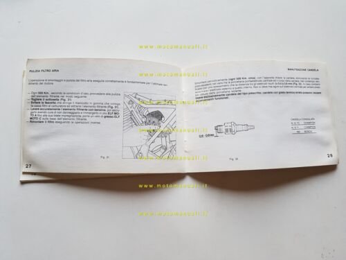 Aprilia TX 311 M - TX 125 M 1986 manuale …