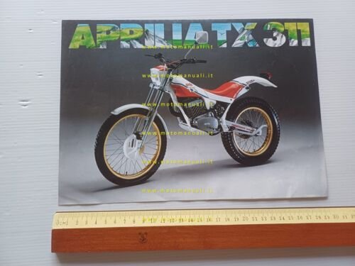 Aprilia TX 311 trial 1986 depliant italiano originale