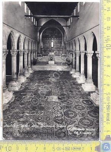 Aquileia - Basilica di Popone - interni - 1952