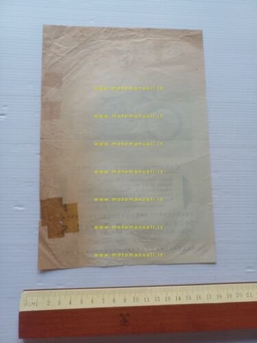 Ardito 100 M anni 50 depliant italiano originale