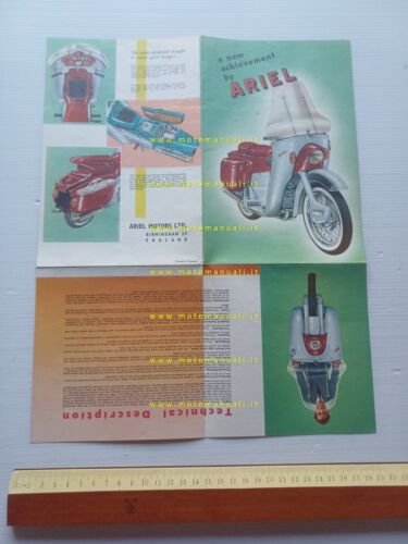 Ariel Leader 250 depliant inglese originale