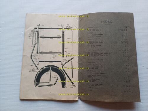 Ariel modelli trasmissione cinghia 1914-15 catalogo ricambi Inglese originale