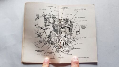 Ariel Square Four 600-1000 1939-47 manuale uso moto originale