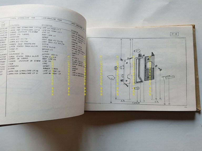 ARO 10 fuoristrada 4x4 1985 Catalogo Ricambi originale auto spare …