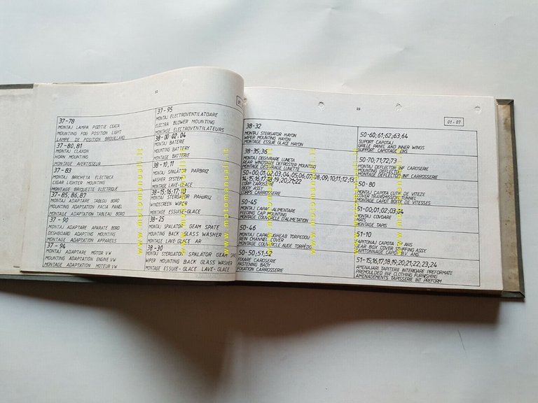 ARO 10 fuoristrada 4x4 anni 80 Catalogo Ricambi originale auto …