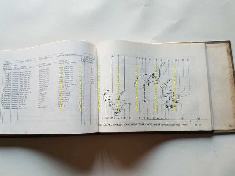 ARO 10 fuoristrada 4x4 anni 80 Catalogo Ricambi originale auto …