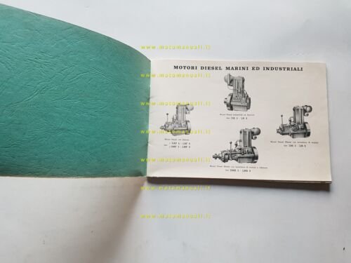 Arona istruzioni avviamento motori Diesel + catalogo ricambi originale