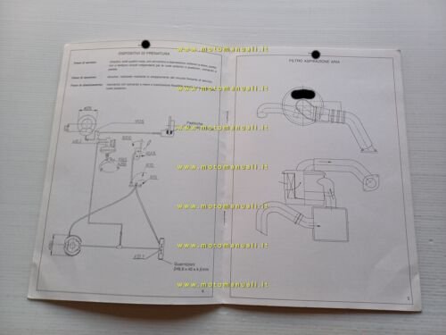 Asia Motors Rocsta 2.2 1991 Facsimile scheda omologazione DGM Motorizz.originale