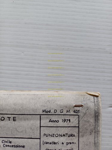 Aspes 50 C 70 Cheyenne 4m 1971 COPIA Facsimile scheda …