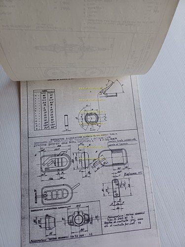 Aspes 50 Y 70 1971 COPIA Facsimile scheda omologazione DGM