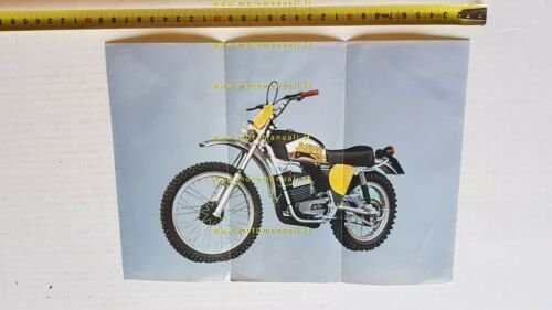 Aspes HOPI 125 RGE CRS 1973 depliant originale moto brochure