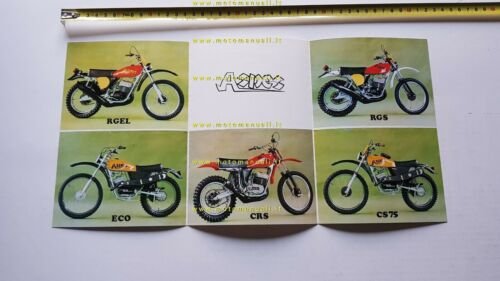 Aspes produzione Regolarit Cross Strada 1976 depliant originale moto brochure