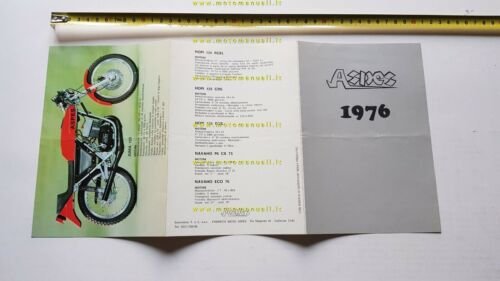 Aspes produzione Regolarit Cross Strada 1976 depliant originale moto brochure