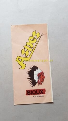 ASPES Sioux 50 1973 ciclomotore depliant originale brochure moped bromfiet