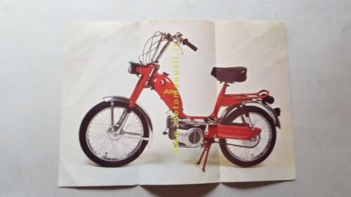 ASPES Sioux 50 1973 ciclomotore depliant originale brochure moped bromfiet