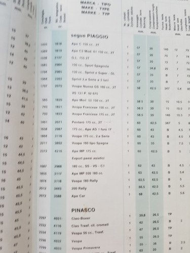 ASSO Werke pistoni moto - auto catalogo generale 1980 originale