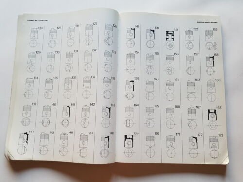 ASSO Werke pistoni moto - auto catalogo generale 1980 originale