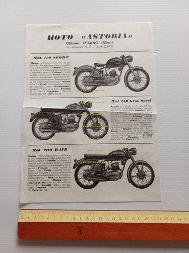 Astoria 200 Raid - 150 Sport - 150 Gran Sport …