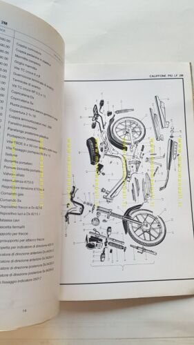 Atala 50 Califfone-Califfone Pi- 2M 1983 catalogo ricambi TELAIO originale