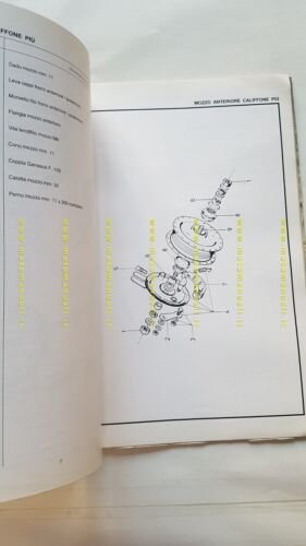 Atala 50 Califfone-Califfone Pi- 2M 1983 catalogo ricambi TELAIO originale
