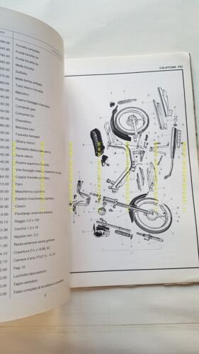 Atala 50 Califfone-Califfone Pi- 2M 1983 catalogo ricambi TELAIO originale