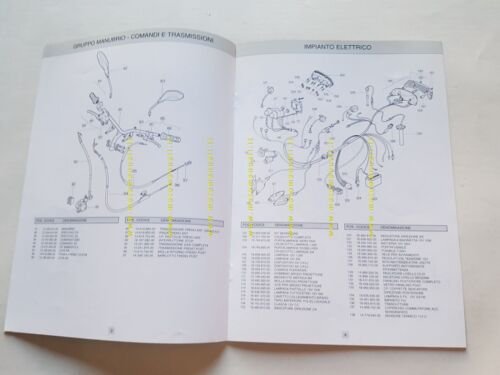 Atala 50 Hacker LC 1997 catalogo ricambi TELAIO originale spare …
