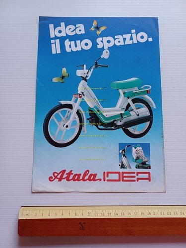 Atala 50 Idea 1987 depliant italiano originale
