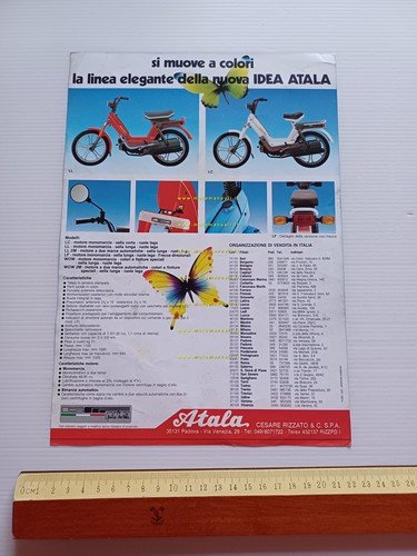 Atala 50 Idea 1987 depliant italiano originale