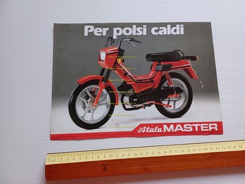 Atala 50 Master LF4M-LL4M 1985 depliant tubone italiano originale