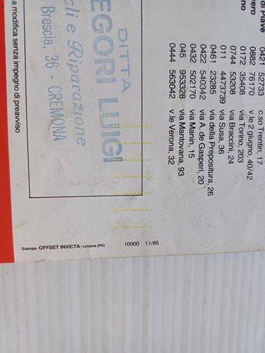 Atala 50 Master LL-LL2M 1985 depliant tubone italiano originale