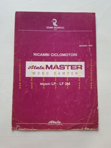Atala 50 Master Mono Damper LF-LF 2M 1992 catalogo ricambi …