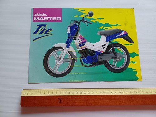 Atala 50 Master Tre LL 1989 depliant tubone italiano originale