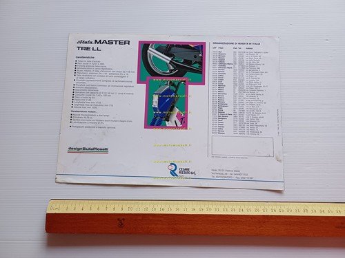 Atala 50 Master Tre LL 1989 depliant tubone italiano originale