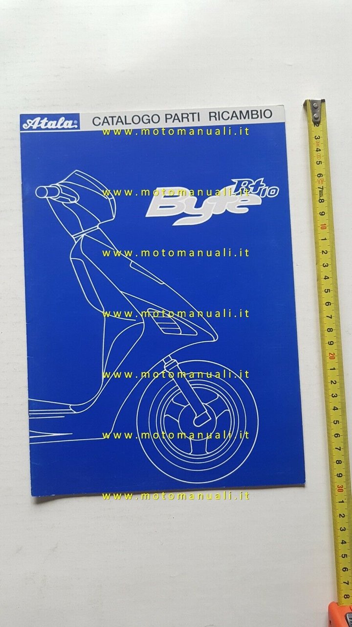 ATALA Byte 50 Scooter 1996 catalogo ricambi originale spare parts …