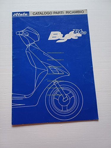 ATALA Byte 50 Scooter 1996 catalogo ricambi originale spare parts …