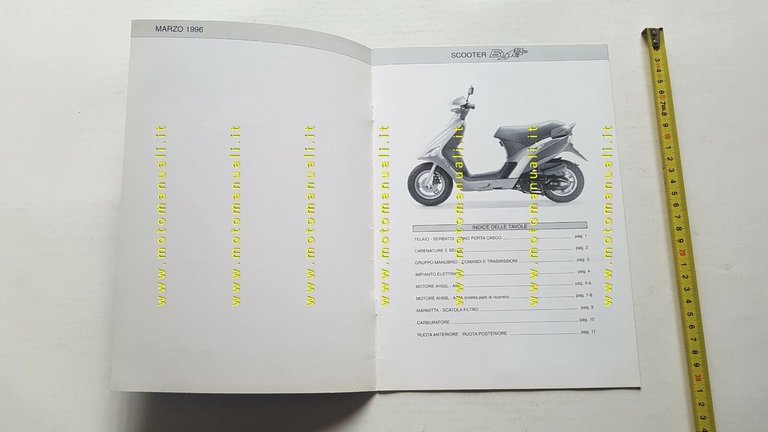 ATALA Byte 50 Scooter 1996 catalogo ricambi originale spare parts …