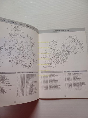 ATALA Byte 50 Scooter 1996 catalogo ricambi originale spare parts …