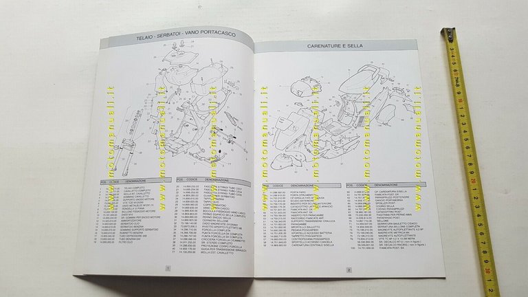 ATALA Byte 50 Scooter 1996 catalogo ricambi originale spare parts …