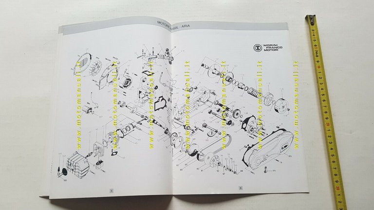 ATALA Byte 50 Scooter 1996 catalogo ricambi originale spare parts …