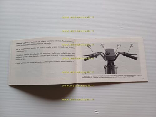 Atala Idea 50 motore Rizzato 1988 manuale uso manutenzione libretto …