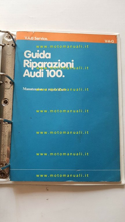 AUDI 100 manuale officina motori Benzina 1600 2000 2200 1978 …