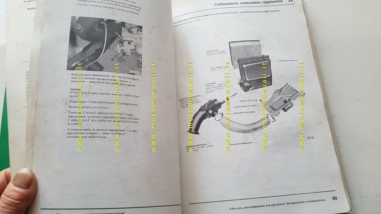 AUDI 100 manuale officina motori Benzina 1600 2000 2200 1978 …