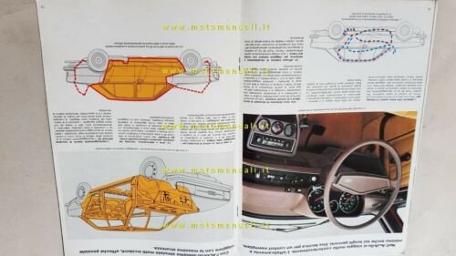 Audi 80 1974 depliant auto epoca originale brochure