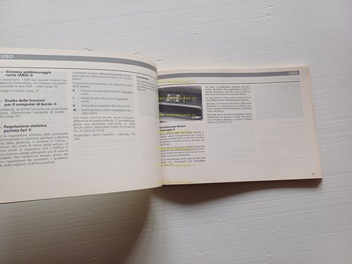 Audi 80 modelli 1988 manuale uso manutenzione libretto italiano originale