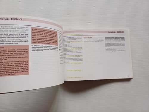 Audi 80 modelli 1991 manuale uso manutenzione libretto italiano originale