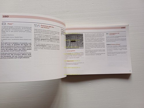 Audi 80 modelli 1991 manuale uso manutenzione libretto italiano originale